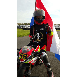 Collin Veijer Dutch Champion Pocket Bike B Class