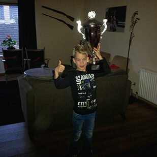 Collin Veijer Kampioen NK Pocket Bike A Klasse